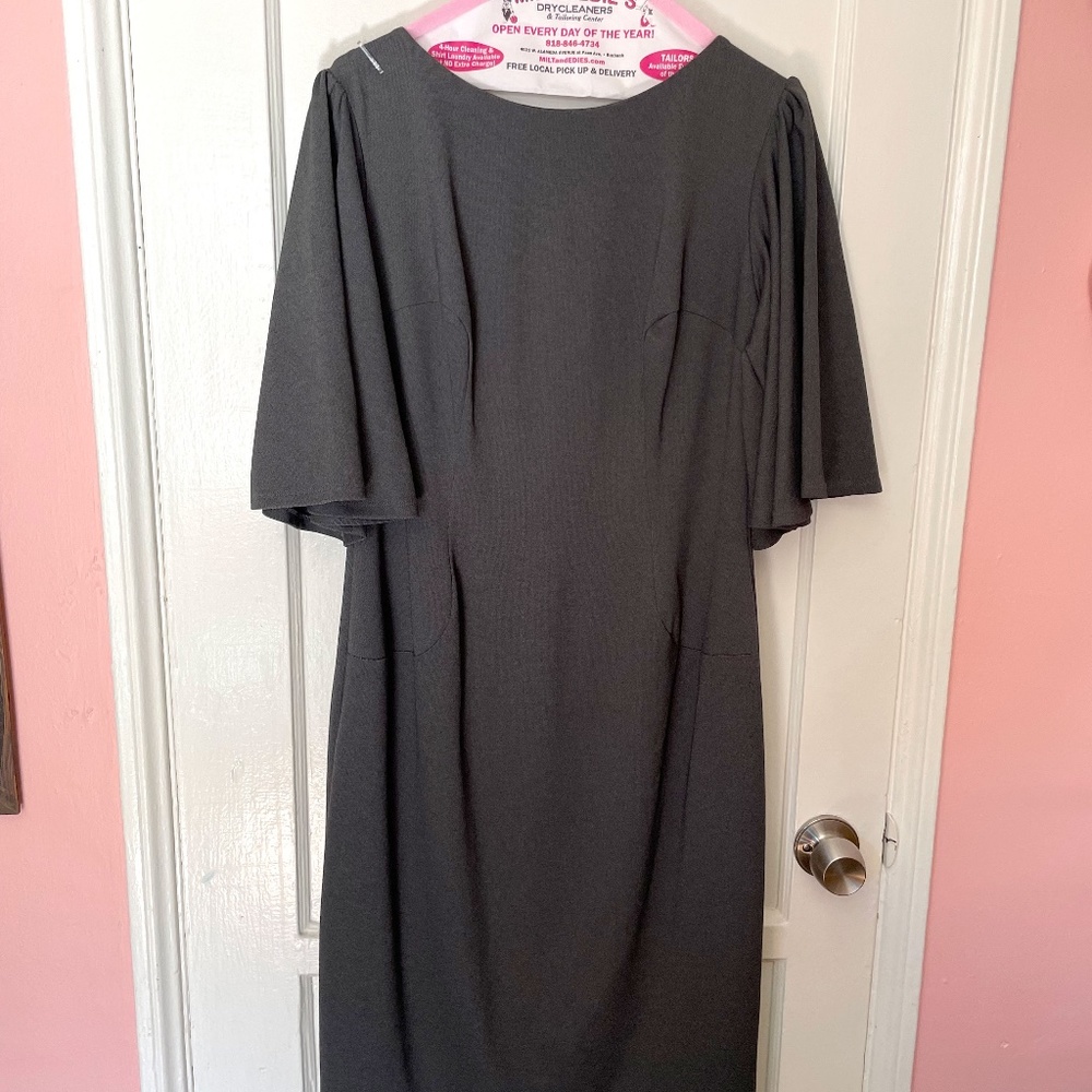 Vixen by Micheline Pitt Miss Kitty Deadly Kiss Dress (Dark Grey)